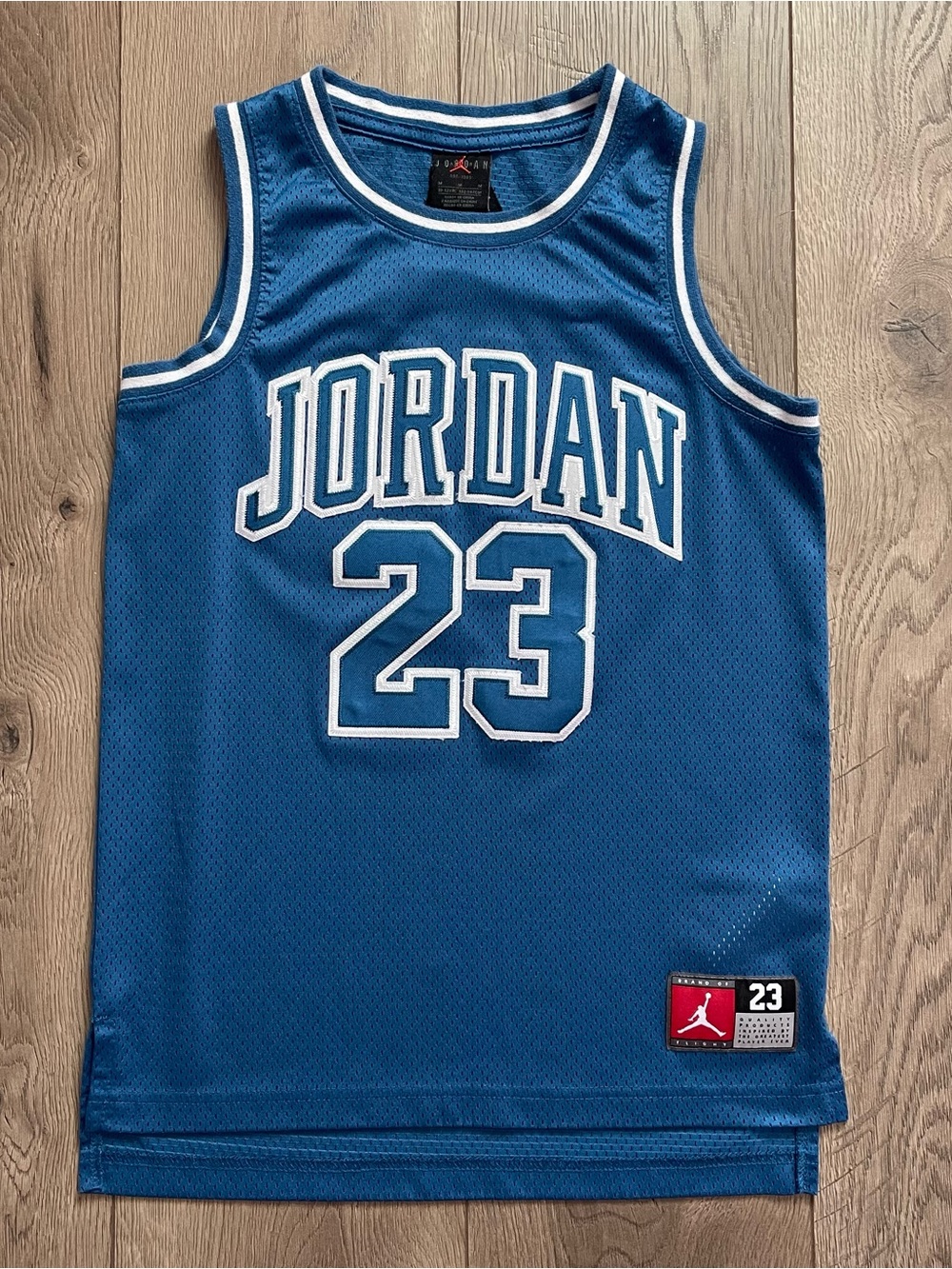 Jordan Big Boys’ Medium 10/12 Legend Blue 23 Stitched Basketball Jersey